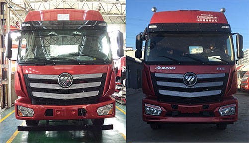 歐曼前四后八40方散裝飼料運輸車