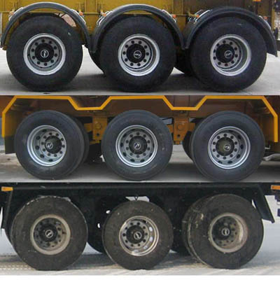 程力威牌CLW9350GFW型腐蝕性物品罐式運(yùn)輸半掛車