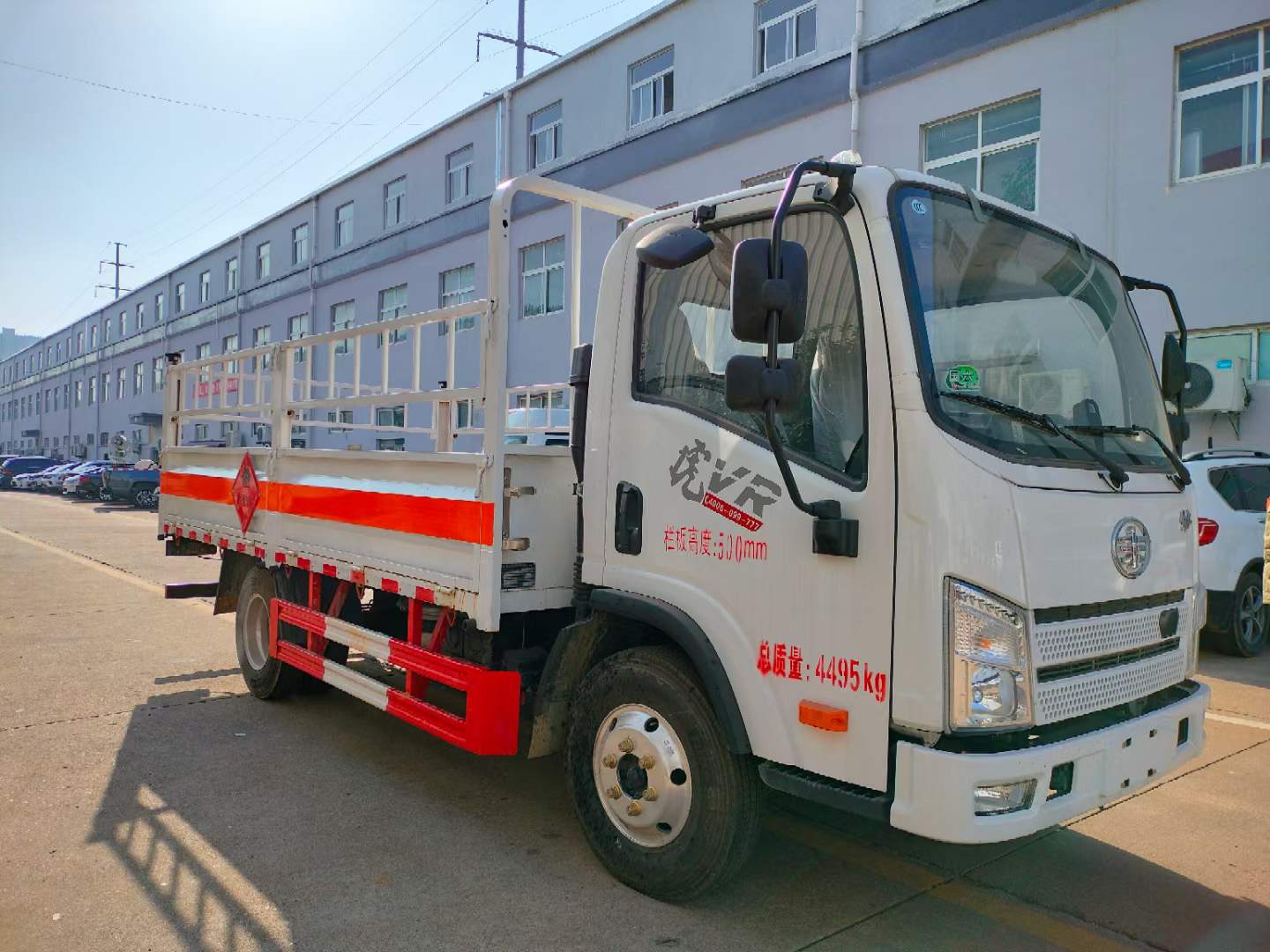 解放4米2藍牌國六氣瓶車