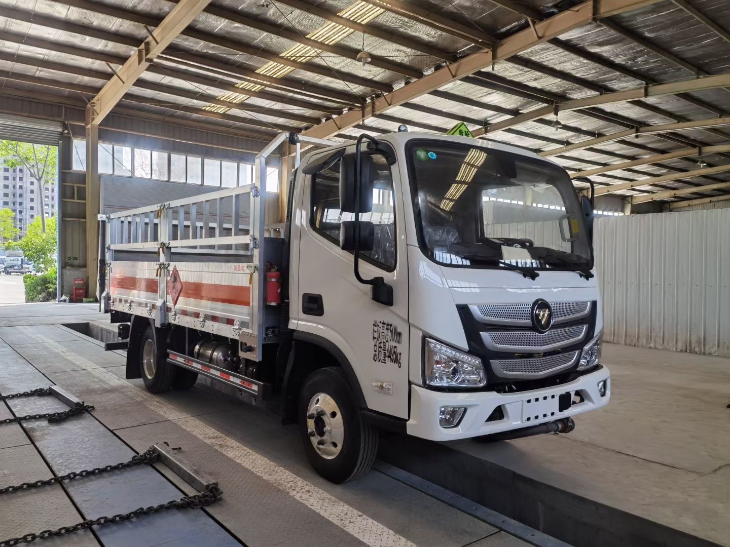 歐馬可康機藍牌氣瓶運輸車