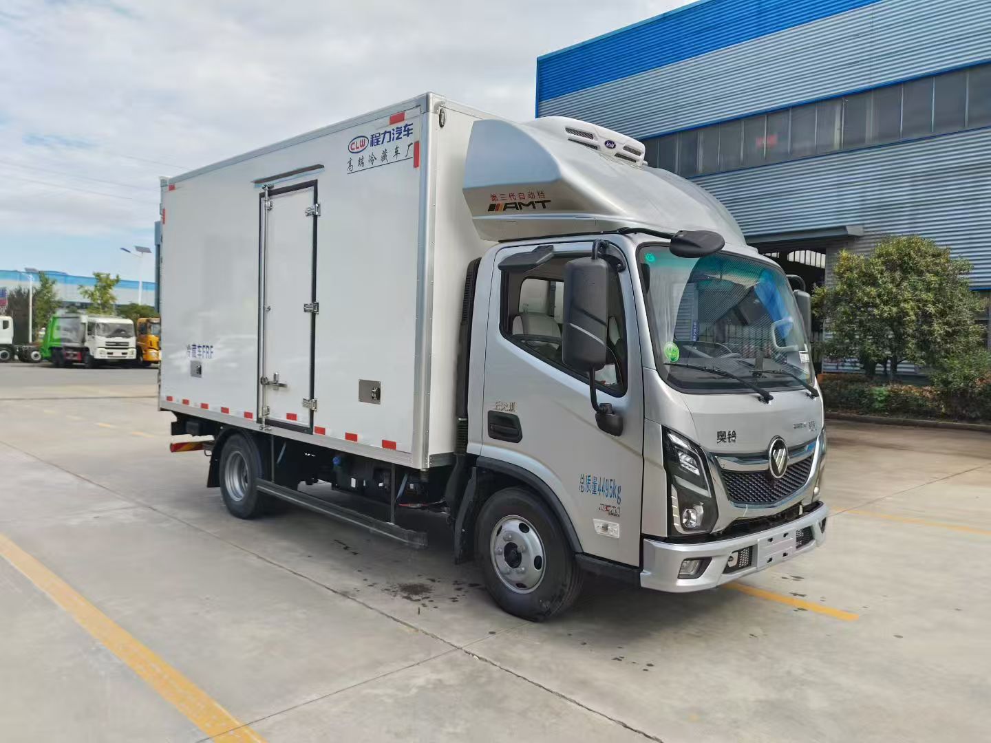 福田奧鈴速運玉兔自動擋歐康158國六冷藏車&amp;#160;