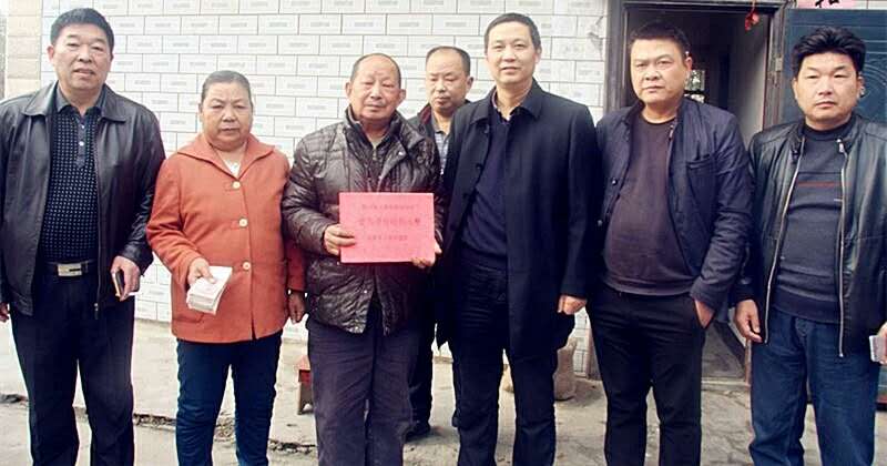 愛心傳遞，程力專汽集團各領導關心受災同事重建溫馨之家