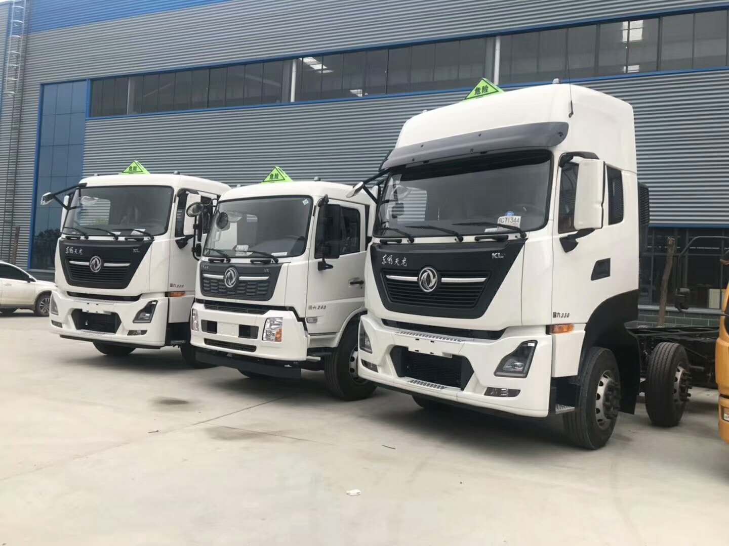 帶您觀賞東風商用國六危貨車底盤全家福