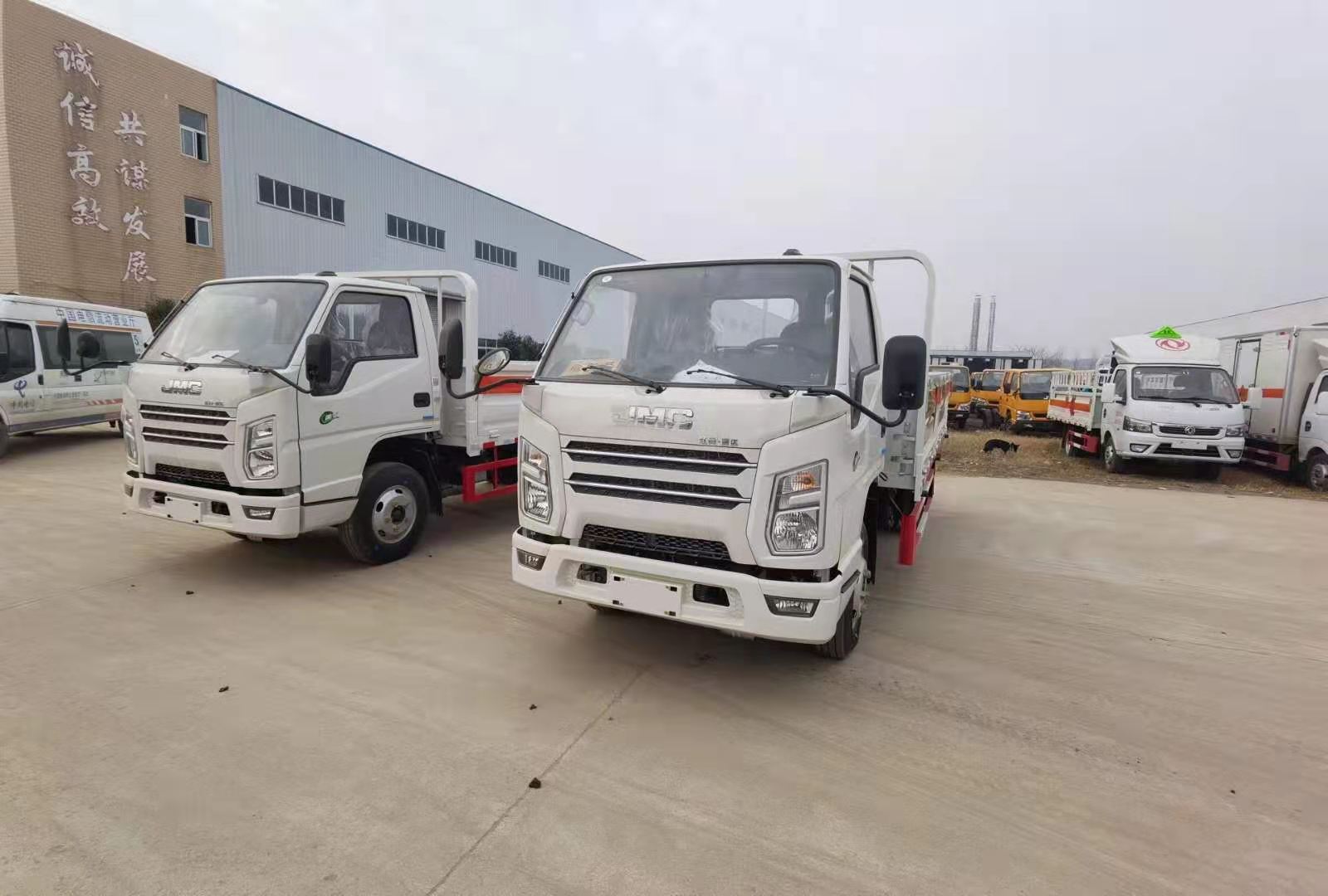 天津李總自提2臺江鈴國六氣瓶運輸車