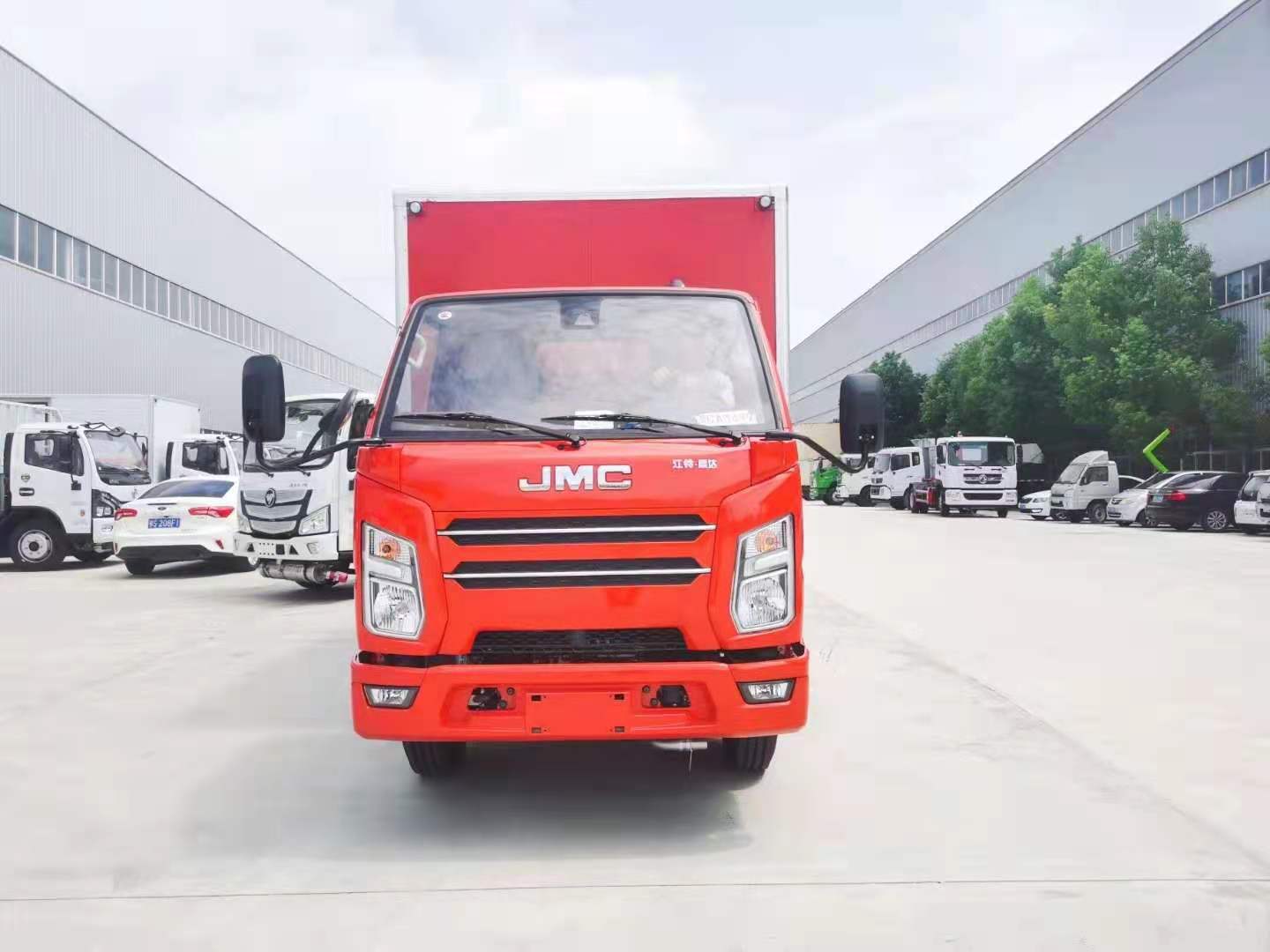 江鈴順達整車紅國六危險品車