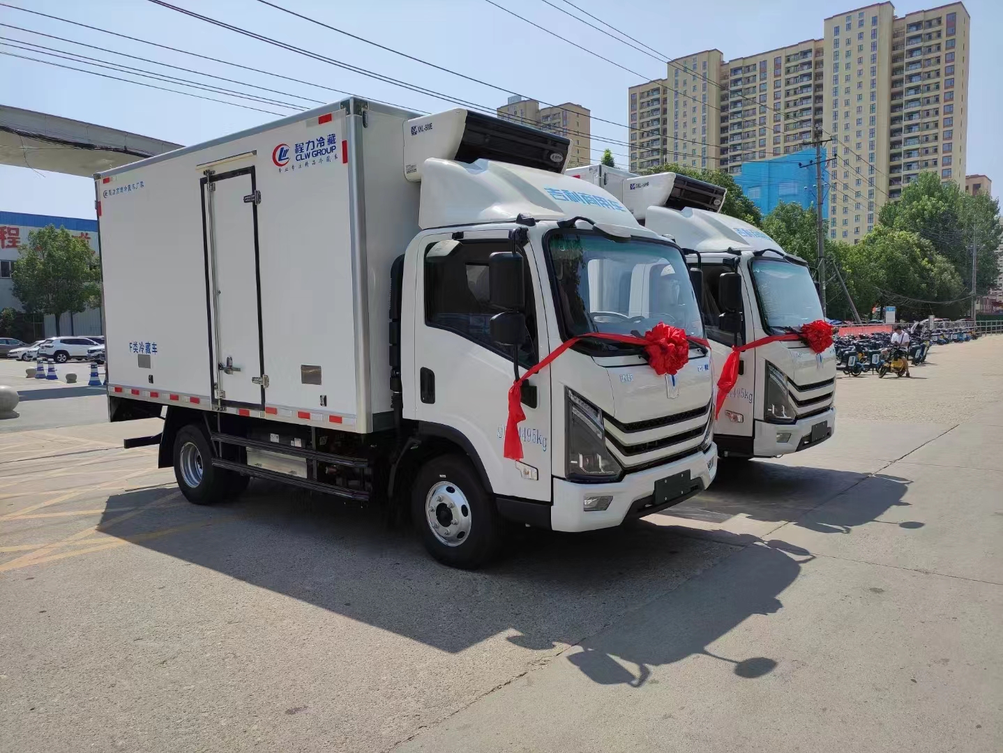 綠牌更節能，吉利新能源冷藏車批量發車
