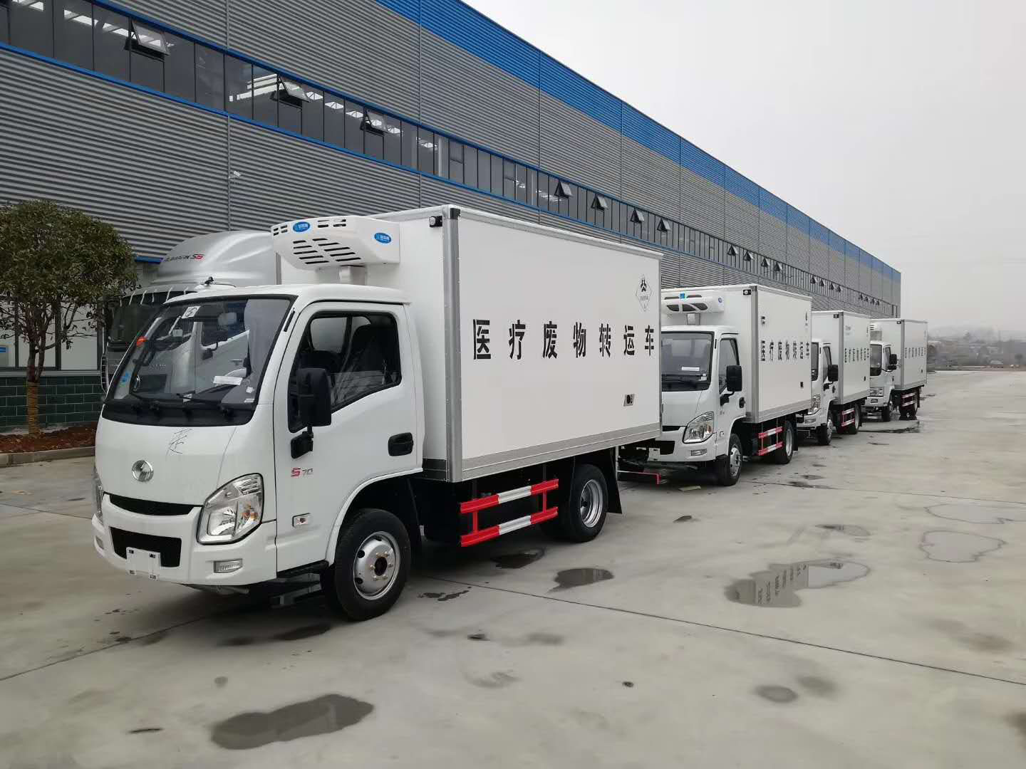 河北七臺躍進醫療廢物轉運車發車