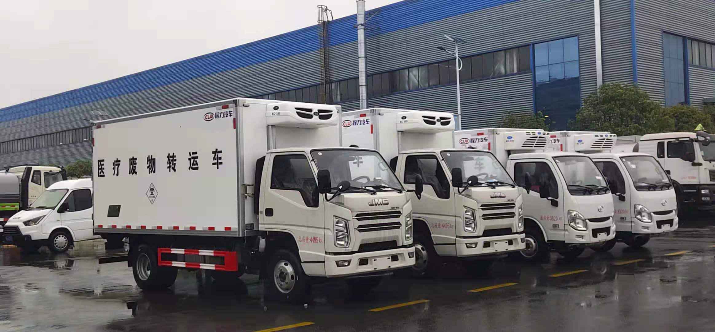 四川劉總訂購四臺醫療廢物轉運車