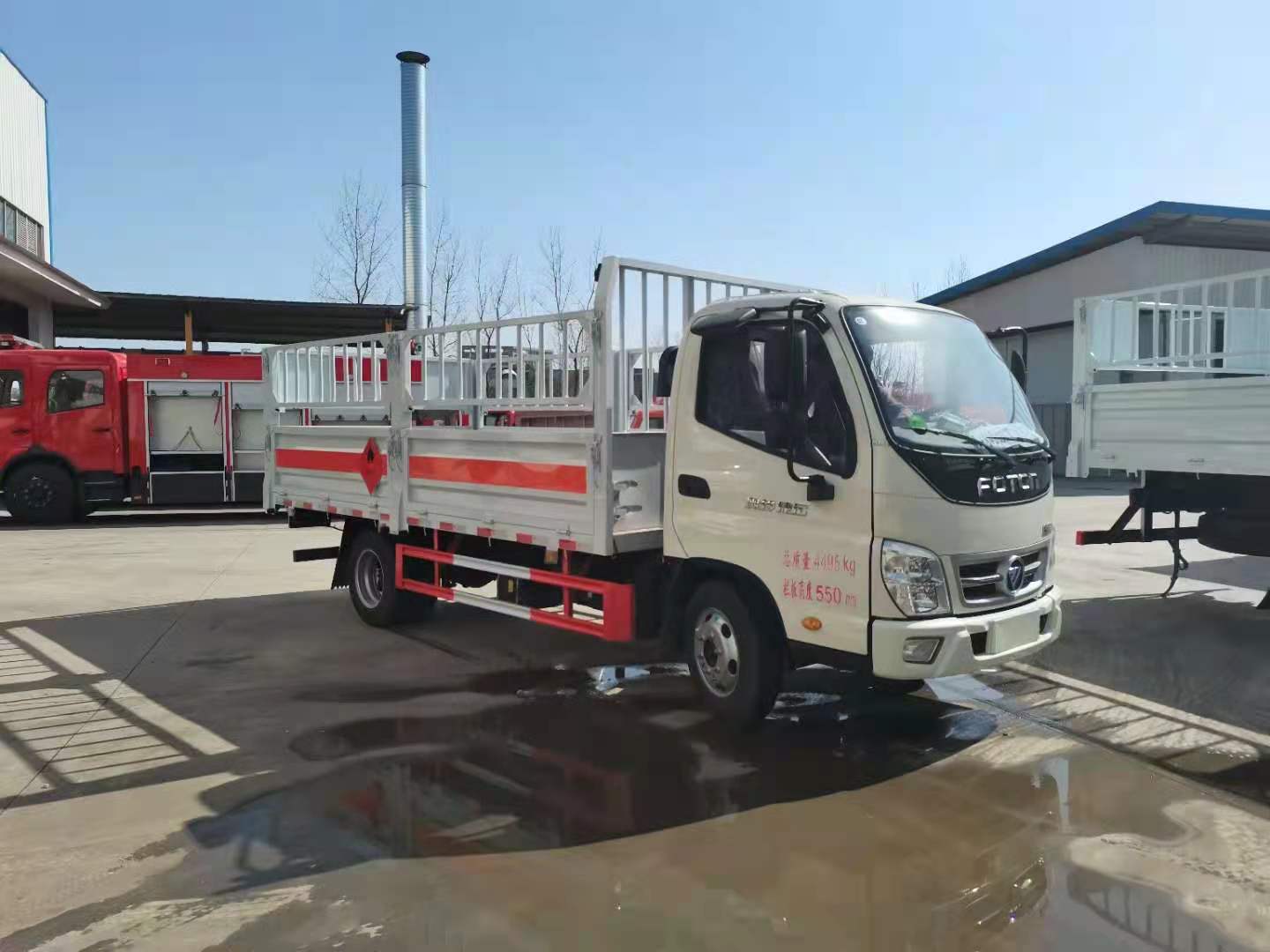 福田奧鈴1.495噸藍牌氣瓶車廠家