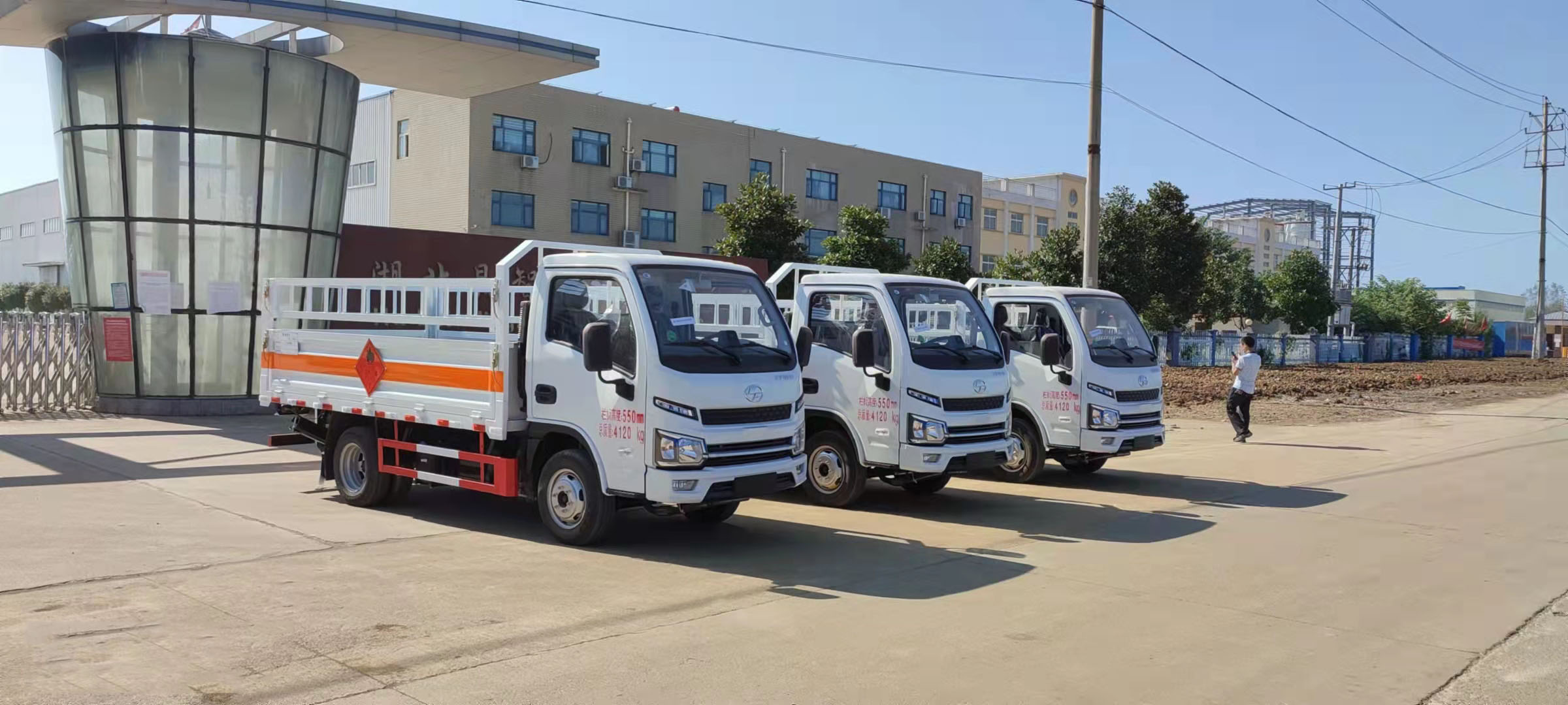 河北李總訂購3臺躍進柴油S80氣瓶車