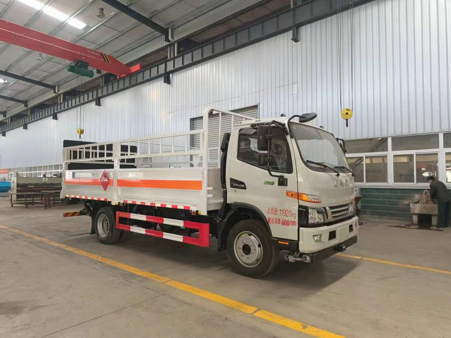 江淮駿鈴V7黃牌國六氣瓶車