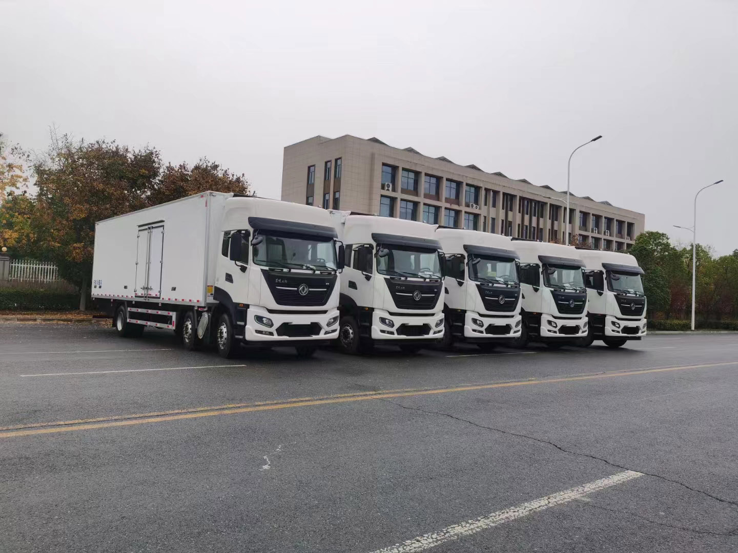 山東李總批量訂購東風天錦KR國六冷藏車