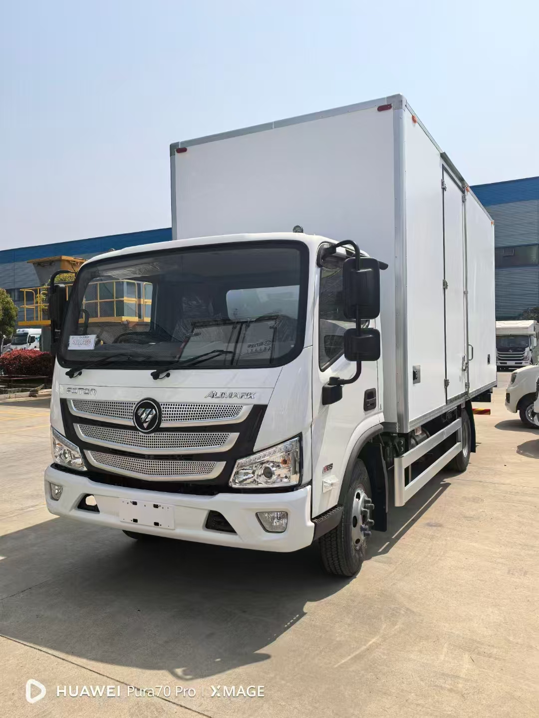 福田歐馬可右駕冷藏車出口贊比亞