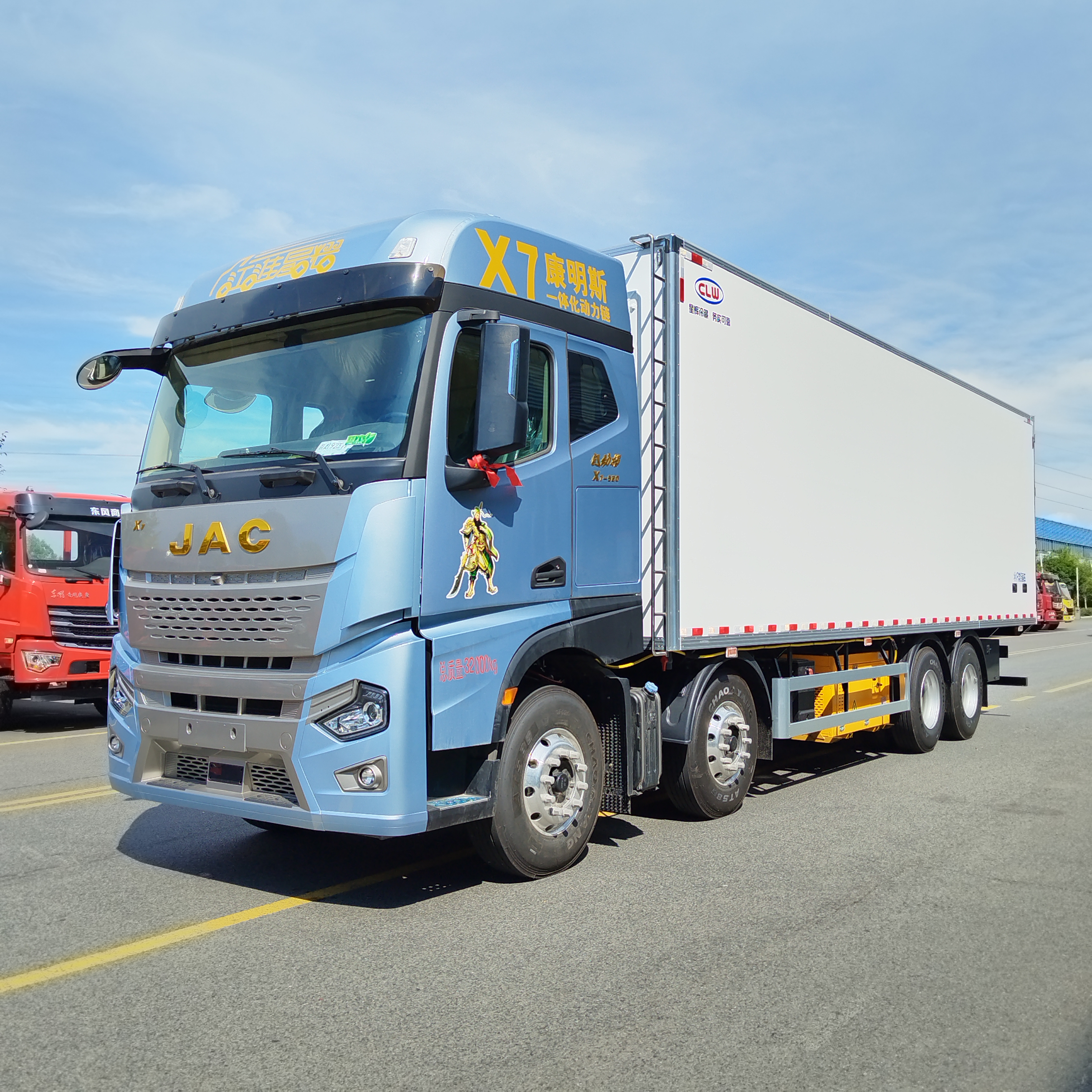 自動擋冷藏車推薦——江淮格爾發X7國六前四后八冷藏車