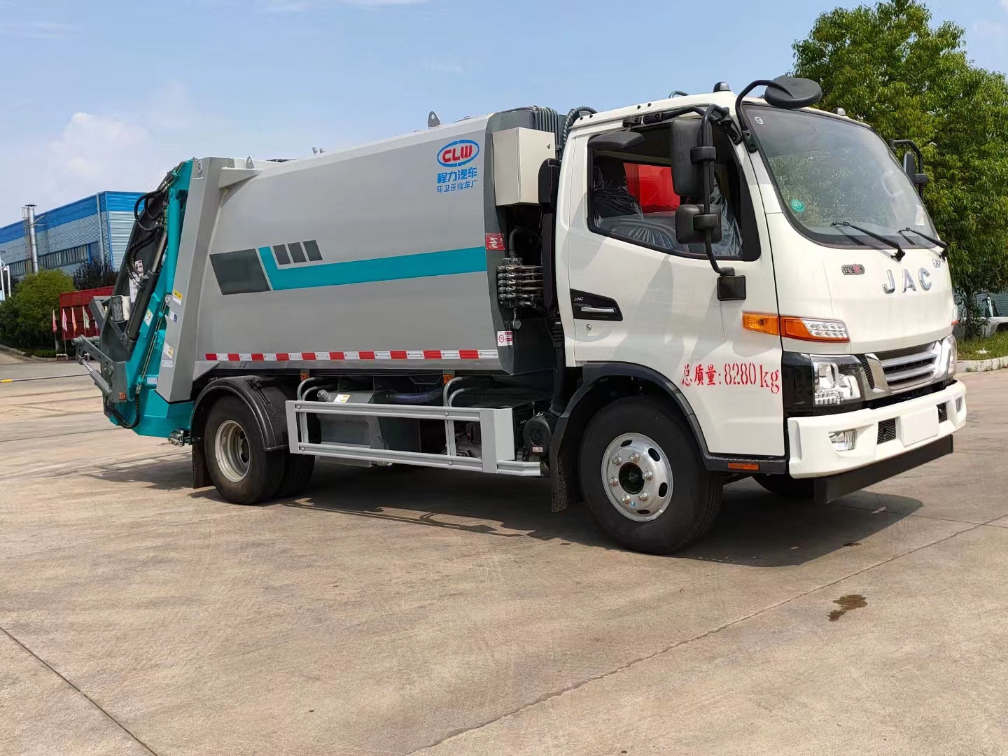 高性價比車——江淮駿鈴V7國六8方壓縮垃圾車