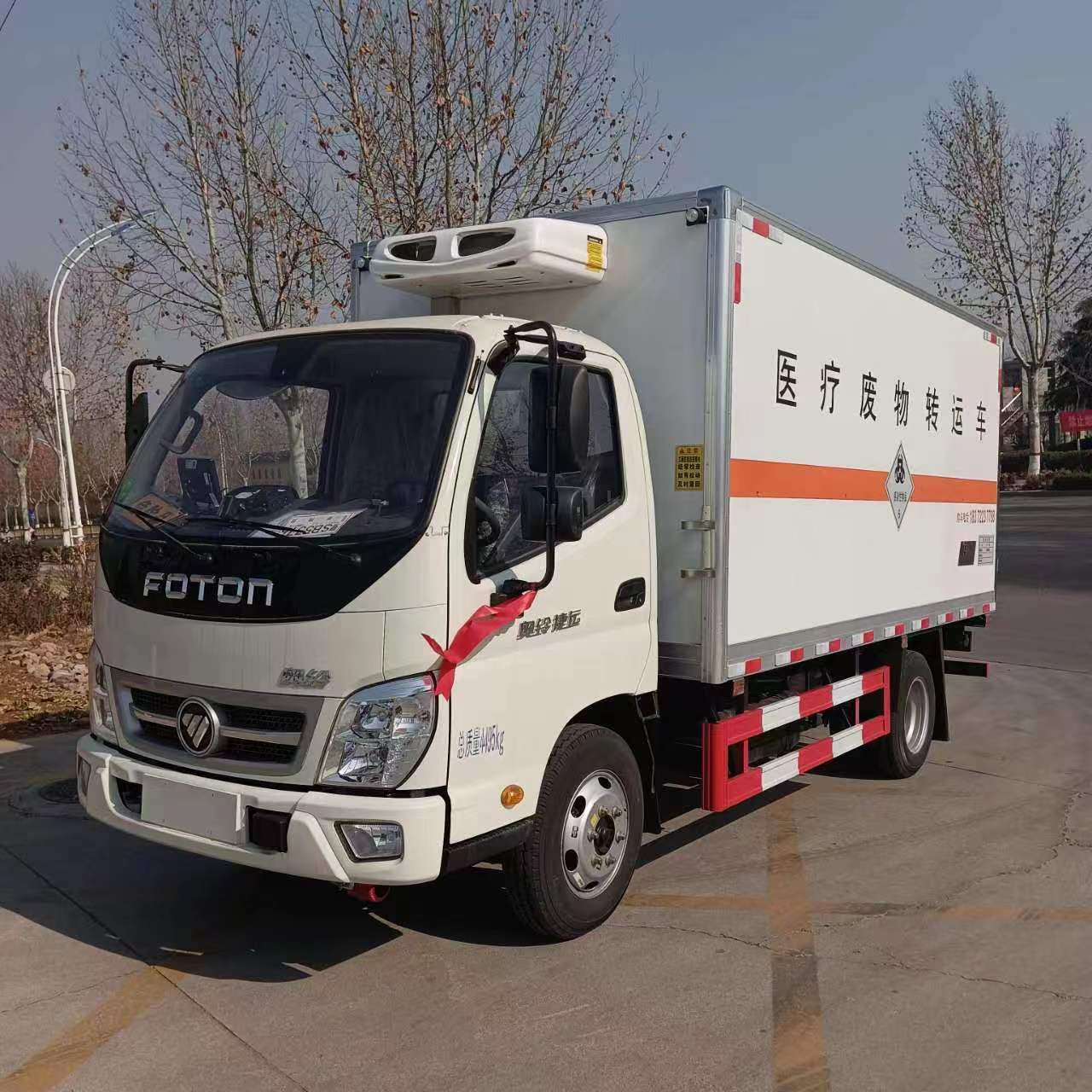 福田奧鈴捷運醫院專用回收垃圾配送車