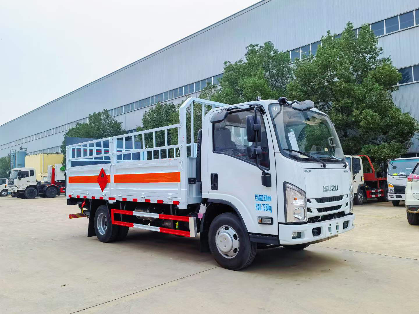 江西五十鈴國六黃牌氣瓶運輸車