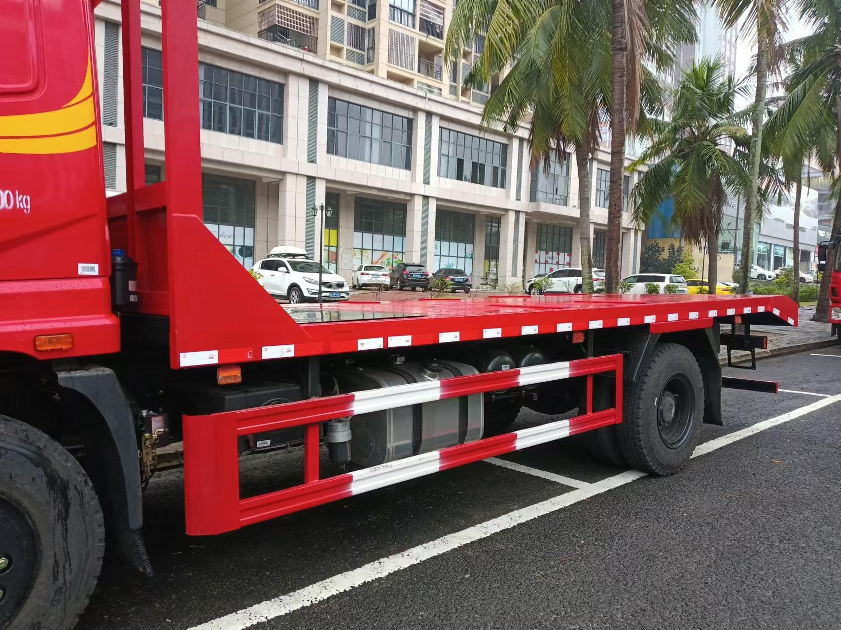 東風(fēng)華神4米7不帶爬梯平板運(yùn)輸車